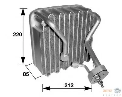 Испаритель, кондиционер BEHR HELLA SERVICE HELLA купить