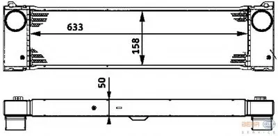 Интеркулер BEHR HELLA SERVICE HELLA купить