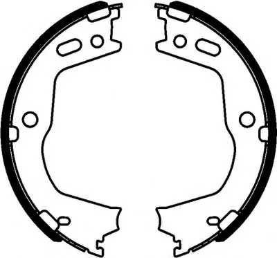 Комплект тормозных колодок, стояночная тормозная система MINTEX купить