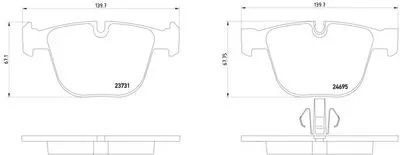 Комплект тормозных колодок, дисковый тормоз HELLA PAGID купить