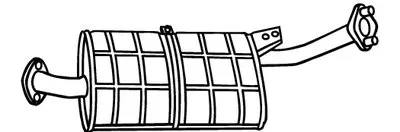 Средний глушитель выхлопных газов WALKER купить