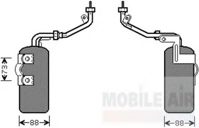 Осушитель, кондиционер VAN WEZEL купить