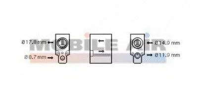 Расширительный клапан, кондиционер VAN WEZEL купить