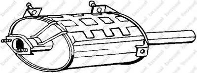 Глушитель выхлопных газов конечный BOSAL купить