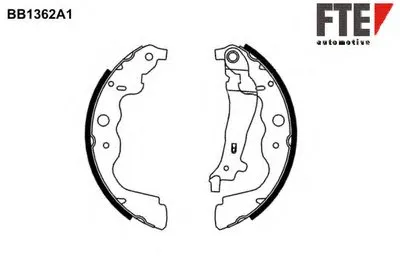 Комплект тормозных колодок FTE купить