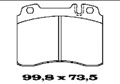 Комплект тормозных колодок, дисковый тормоз FTE купить