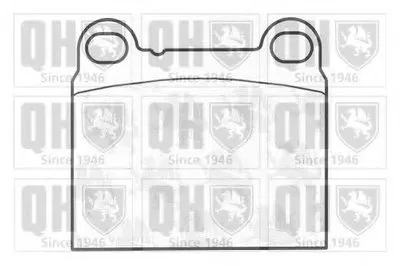 Комплект тормозных колодок, дисковый тормоз QUINTON HAZELL купить