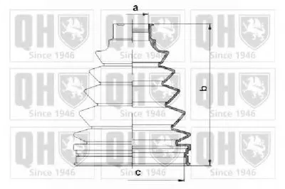 Комплект пылника, приводной вал QUINTON HAZELL купить