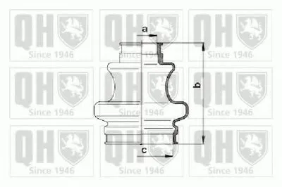 Комплект пылника, приводной вал QUINTON HAZELL купить