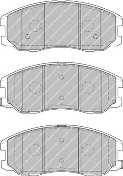 Комплект тормозных колодок, дисковый тормоз PREMIER FERODO купить