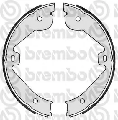 Комплект тормозных колодок, стояночная тормозная система BREMBO купить