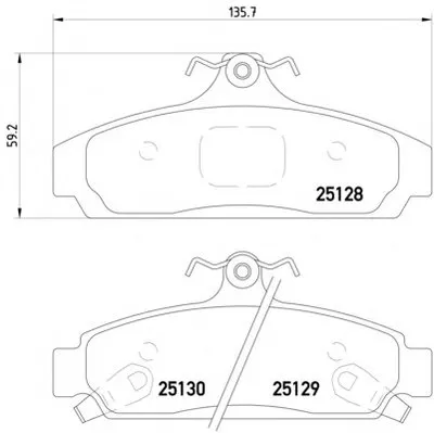 Комплект тормозных колодок, дисковый тормоз MINTEX купить
