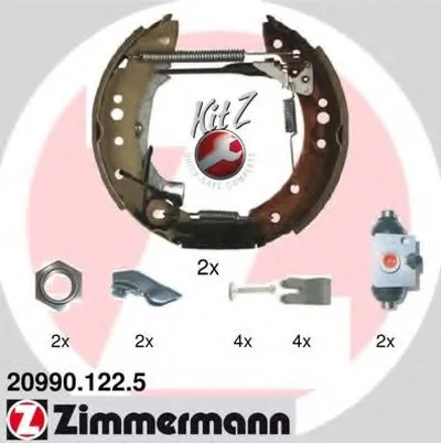Комплект тормозных колодок KIT Z ZIMMERMANN купить