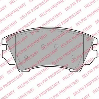 Комплект тормозных колодок, дисковый тормоз DELPHI купить