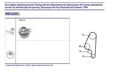 Комплект ремня ГРМ MAGNETI MARELLI купить