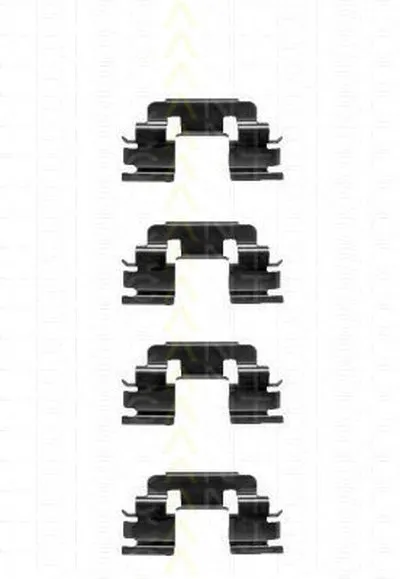 Комплектующие, колодки дискового тормоза TRISCAN купить