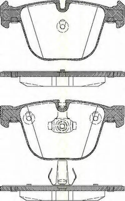 Комплект тормозных колодок, дисковый тормоз TRISCAN купить