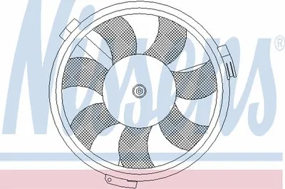 Вентилятор, охлаждение двигателя NISSENS купить