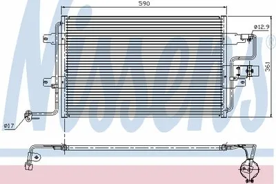 Конденсатор, кондиционер NISSENS купить