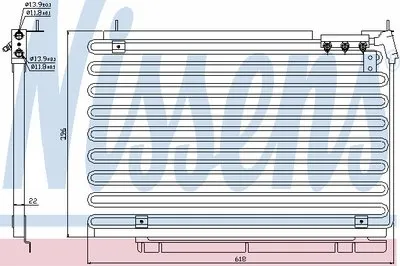 Конденсатор, кондиционер NISSENS купить