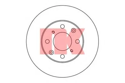 Тормозной диск NK купить