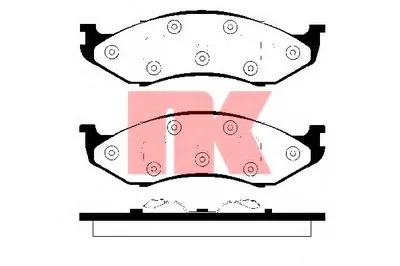 Комплект тормозных колодок, дисковый тормоз NK купить