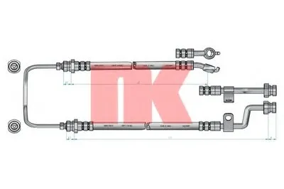 Тормозной шланг NK купить