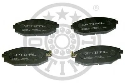 Комплект тормозных колодок, дисковый тормоз OPTIMAL купить