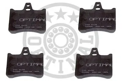 Комплект тормозных колодок, дисковый тормоз OPTIMAL купить