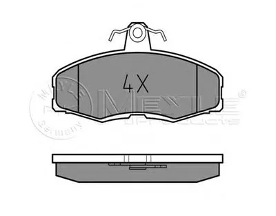 Комплект тормозных колодок, дисковый тормоз MEYLE купить