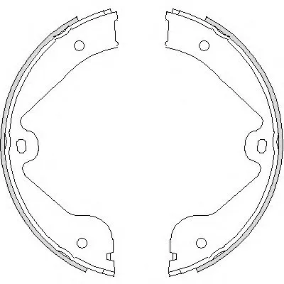 Комплект тормозных колодок, стояночная тормозная система REMSA купить