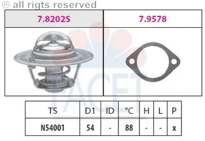 Термостат, охлаждающая жидкость FACET купить