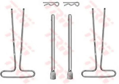 Комплектующие, колодки дискового тормоза TRW купить