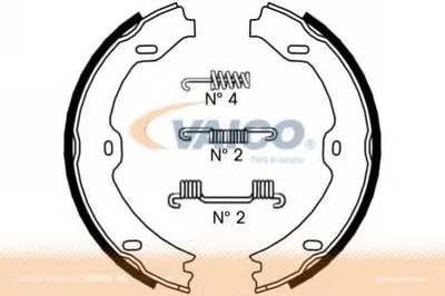Комплект тормозных колодок, стояночная тормозная система premium quality MADE IN EUROPE VAICO купить