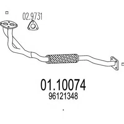 Труба выхлопного газа MTS купить