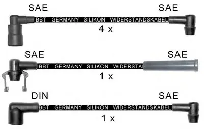 Комплект проводов зажигания BBT купить