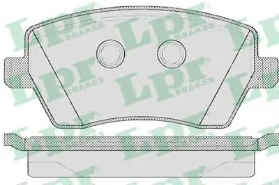 Комплект тормозных колодок, дисковый тормоз LPR купить