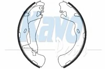 Комплект тормозных колодок MK KASHIYAMA KAVO PARTS купить