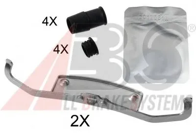 Комплектующие, колодки дискового тормоза A.B.S. купить