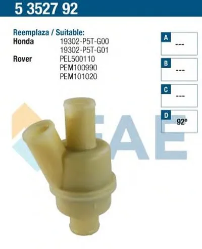 Термостат, охлаждающая жидкость FAE купить