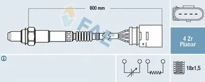 Лямда-зонд FAE купить