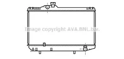 Радиатор, охлаждение двигателя AVA QUALITY COOLING купить