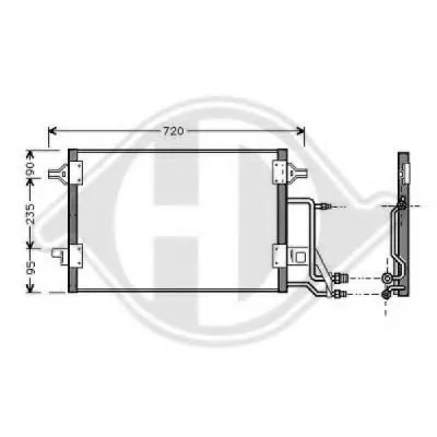 Конденсатор, кондиционер DIEDERICHS купить