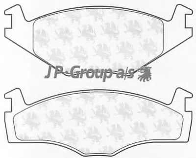 Комплект тормозных колодок, дисковый тормоз QH JP GROUP купить