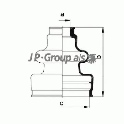 Комплект пылника, приводной вал QH JP GROUP купить
