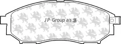 Комплект тормозных колодок, дисковый тормоз QH JP GROUP купить