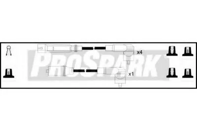 Комплект проводов зажигания ProSpark STANDARD купить