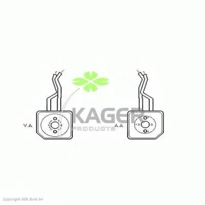 масляный радиатор, двигательное масло KAGER купить