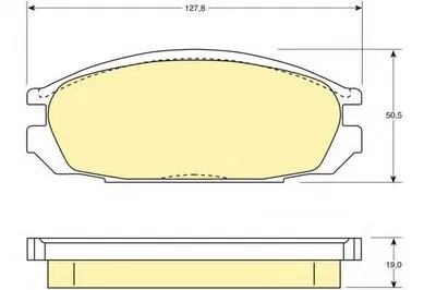 Комплект тормозных колодок, дисковый тормоз GIRLING купить