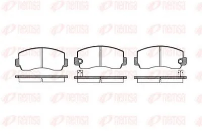 Комплект тормозных колодок, дисковый тормоз KAWE купить